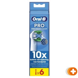 Oral-b opzetborstel precision clean wit 6pack