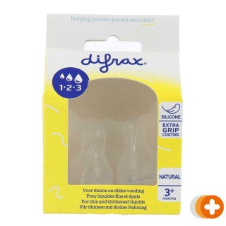 Difrax 1-2-3 doseerspeen natural