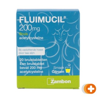 Fluimucil 200mg bruistabletten