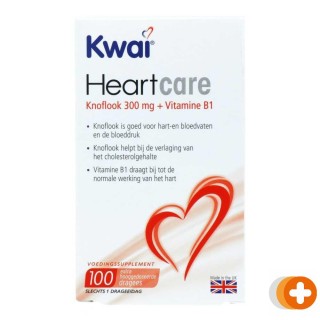 Kwai heartcare knoflook 300mg + vitamine b1