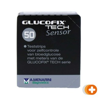 Glucofix tech sensor teststrips voor zelfcontrole van bloedglucose