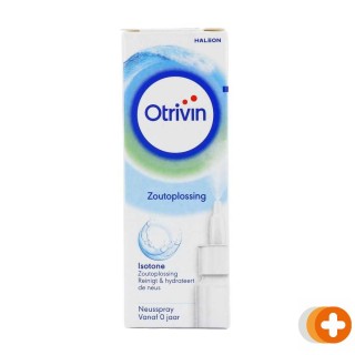 Otrivin zoutoplossing neusspray bij een verstopte neus