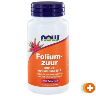 Now foliumzuur 800mcg tabletten