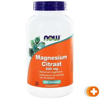 Now magnesium citraat 200mg tabletten