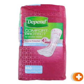 Depend pads normal plus
