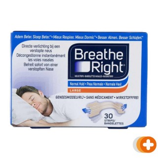 Breathe right neusstrips normale huid - large