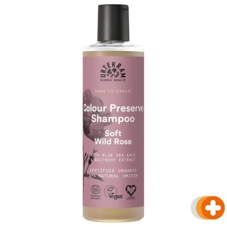 Urtekram soft wild rose colour preserve shampoo