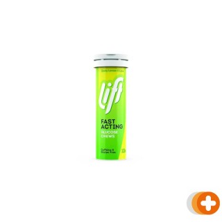 Lift glucotabs lemon/lime tube