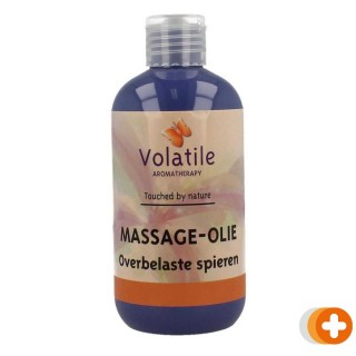 Volatile overbelaste spieren massageolie
