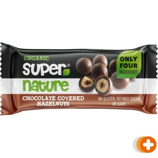 Super nature organic chocolate covered hazelnuts