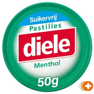 Diele pastilles groen menthol suikervrij
