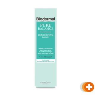 Biodermal pure balance huidverfijnende nacht balsem -  skin refining nachtbalsem met hyaluronzuur
