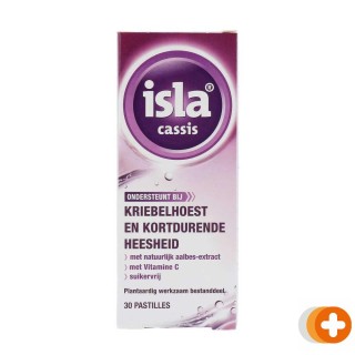 Isla cassis keelpastilles