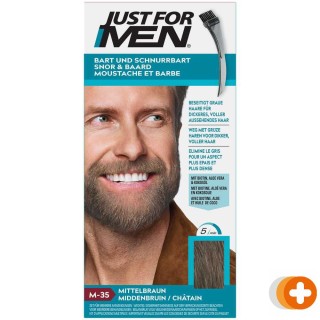 Just for men snor & baard middenbruin m-35