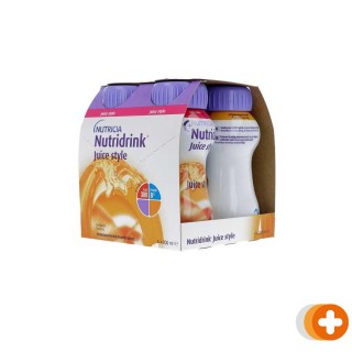 Nutridrink juice style sinaasappel 4-pack