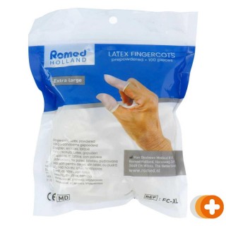 Romed vingercondooms latex xl