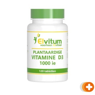 Elvitum vitamine d3 1000 ie plantaardig tabletten