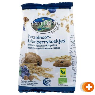 Corn crake hazelnoot blueberry koekjes