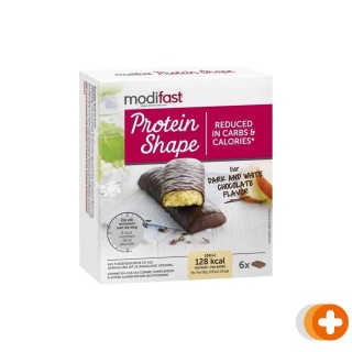 Modifast protein shape reep pure & witte chocolade