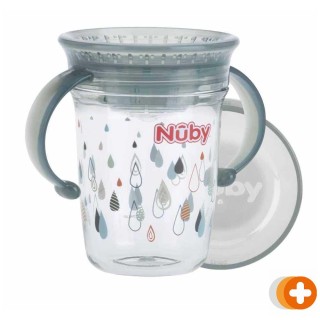 Nuby wonderbeker grijs 6m+