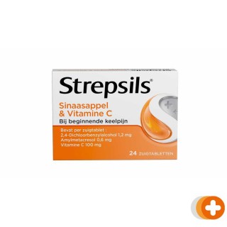 Strepsils sinaasappel & vitamine c zuigtabletten