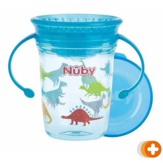 Nuby wonderbeker blauw 6m+