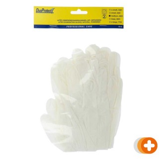 Duoprotect handschoenen latex m 5501