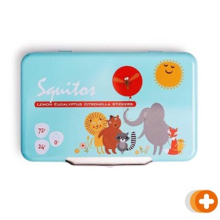 Squitos mug werende stickers