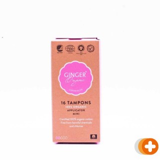 Ginger organic tampons mini met applicator