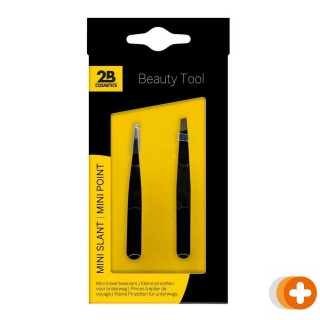 2b cosmetics mini travel tweezers set