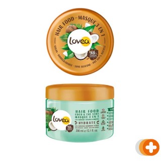 Lovea 3-in-1 haarmasker coconuts & green tea