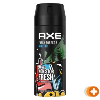 Axe deodorant bodyspray fresh forest & graffiti