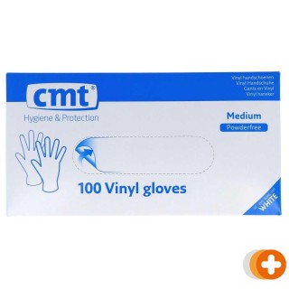 Cmt handschoenen vinyl poedervrij medium