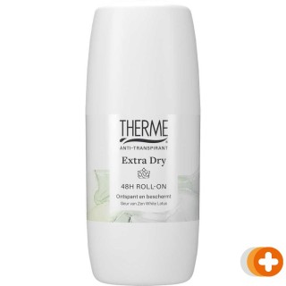 Therme anti-transpirant extra dry zen white lotus roll-on 48h