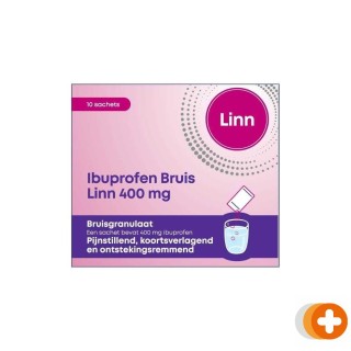 Linn ibuprofen bruisgranulaat 400mg
