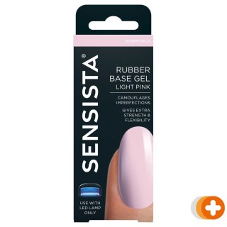 Sensista rubber base gel light pink