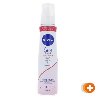 Nivea care&hold soft touch caring mousse