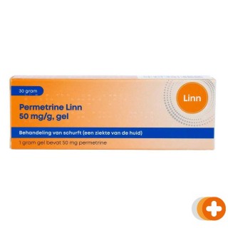 Linn permetrine 50mg/g gel
