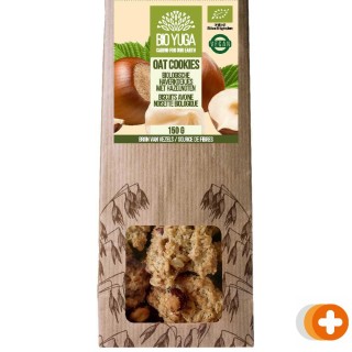 Bio yuga biologische haverkoekjes met hazelnoten