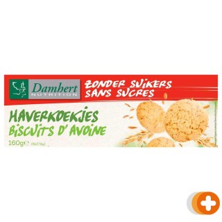 Damhert zonder suikers haverkoekjes
