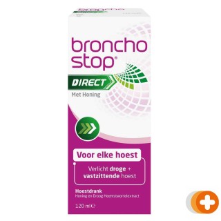 Bronchostop direct met honing hoestdrank