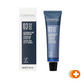Combinal wenkbrauw- en wimperverf blauw