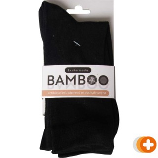 Bamboo airco sokken zwart 35-38