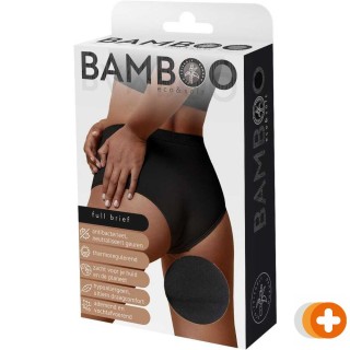 Bamboo full brief zwart s