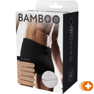 Bamboo men's original boxer licht grijs xl