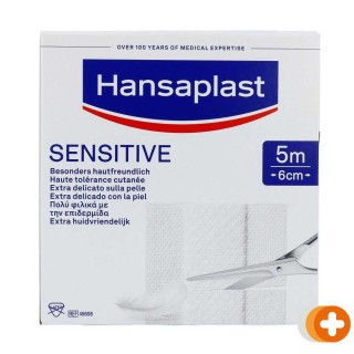 Hansaplast sensitive 5m x 6cm