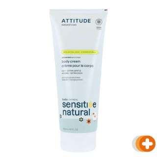Attitude sensitive natural verzachtende bodycreme voor babies