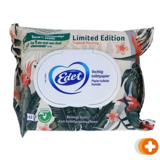 Edet vochtig toiletpapier limited edition tropical morning