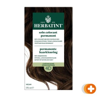 Herbatint haarverf 4d goudkastanje