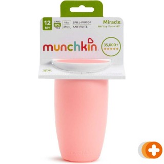 Munchkin miracle 360 beker roze
